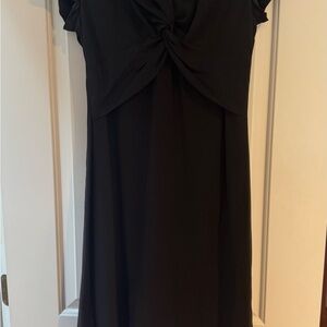 Banana Republic Black Mini Dress with Sleek Silhouette